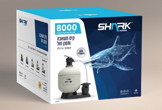 ����� 1.5 �"� + ���� ��� 8000 SHARK