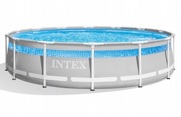 בריכת INTEX אולטרה עגולה קוטר 427 עומק 107 סדרת PRISM FRAME CLEARVIEW כולל חלון פנורמי סביב הבריכה, מקט 26722 דגם 2026 בריכת INTEX אולטרה עגולה קוטר 427 עומק 107 סדרת PRISM FRAME CLEARVIEW כולל חלון פנורמי סביב הבריכה, מקט 26722 דגם 2026