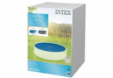 כיסוי תרמי/סולארי כחול INTEX לבריכה ביתית עגולה (שפה מתנפחת/עמודים) קוטר 549, דגם 28015 כיסוי תרמי/סולארי כחול INTEX לבריכה ביתית עגולה (שפה מתנפחת/עמודים) קוטר 549, דגם 28015