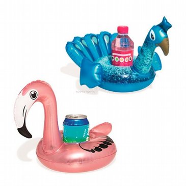 מחזיק כוסות צץ של BESTWAY בעיצוס טווס/פלמינגו, דגם 34104 מחזיק כוסות צץ של BESTWAY בעיצוס טווס/פלמינגו, דגם 34104