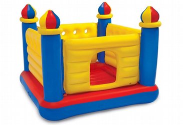 מתקן מתנפח קפיצה INTEX בעיצוב טירה, לשימוש חיצוני ופנימי, דגם 48259 מתקן מתנפח קפיצה INTEX בעיצוב טירה, לשימוש חיצוני ופנימי, דגם 48259