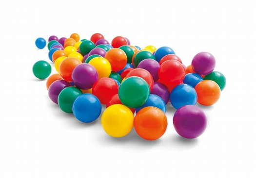 �� �� 100 ����� ������ �������� INTEX ���� FUN BALLZ ��� 49602