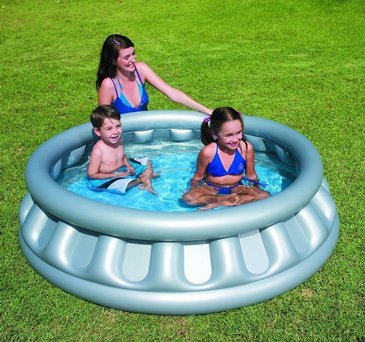 בריכה עגולה מתנפחת BESTWAY בעיצוב חללית, דגם 51080 בריכה עגולה מתנפחת BESTWAY בעיצוב חללית, דגם 51080