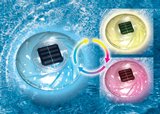 מנורת לד (LED) סולארית צפה, מחליפה צבעים, BESTWAY לבריכות ביתיות, דגם 58111