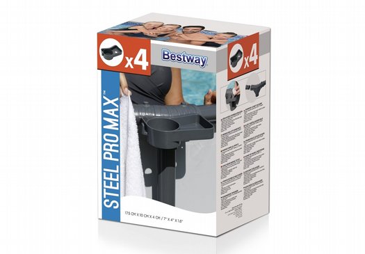 4 ������ �����/�����/������� ������ + ��� ������� Steel Pro MAX �� BESTWAY, ��� 58641