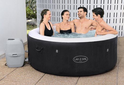 �`���� ����� 60001 ��� Miami AirJet, ���� BESTWAY ,Lay-Z-Spa