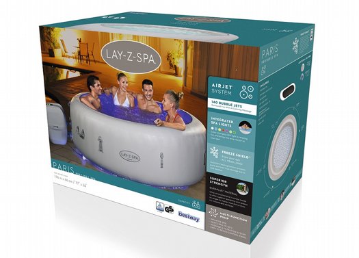 �`���� ����� 60013 ��� Paris AirJet, ���� BESTWAY ,Lay-Z-Spa