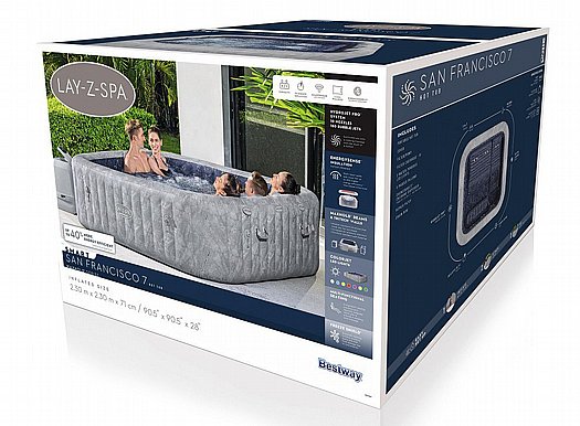 ����� �����+����� ��+����� ���+������ �������+����� ���������� Lay-Z-Spa BESTWAY San Francisco Smart HydroJet Pro 7 ��� 6001Q