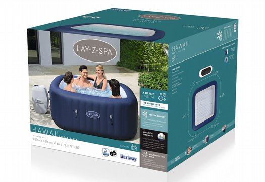 ����� ����� 60021 ��� Hawaii AirJet, ���� BESTWAY ,Lay-Z-Spa