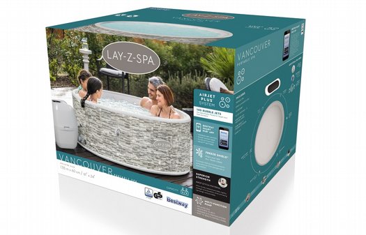 �`���� ����� 60027 ��� Vancouver AirJet, ���� BESTWAY ,Lay-Z-Spa