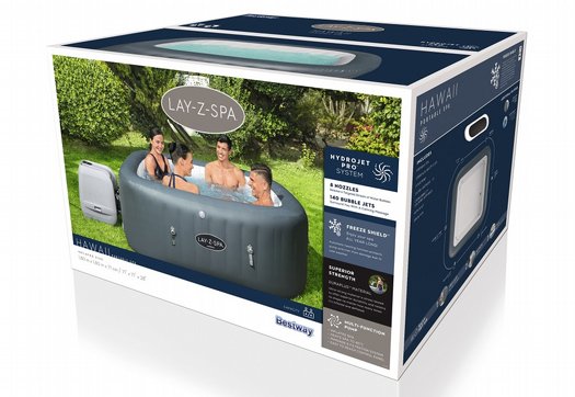�`���� ����� 60031 ���  Hawaii HydroJet Pro, ���� BESTWAY ,Lay-Z-Spa