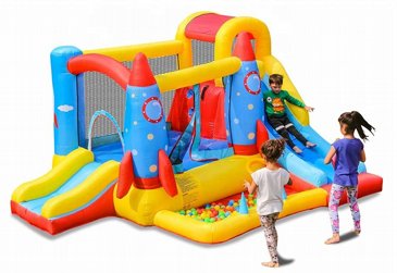 מתקן מתנפח הכולל מתקן קפיצות+מגלשה גבוהה+מגלשה נמוכה+קיר טיפוס+בריכת כדורים, דגם 62113 DOCTOR DOLPHIN מתקן מתנפח הכולל מתקן קפיצות+מגלשה גבוהה+מגלשה נמוכה+קיר טיפוס+בריכת כדורים, דגם 62113 DOCTOR DOLPHIN