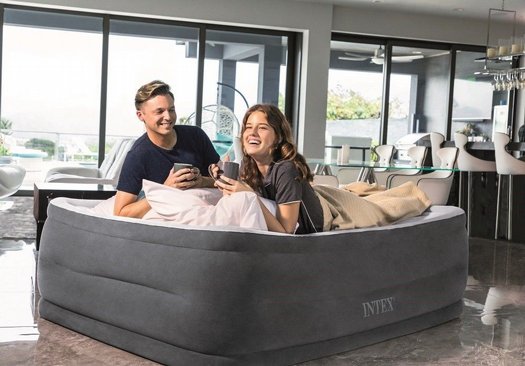 ���� ������/���� ����� ���� INTEX ���� ����� ������ ������, ��� QUEEN ���� Deluxe Comfort Plush ��� 64418