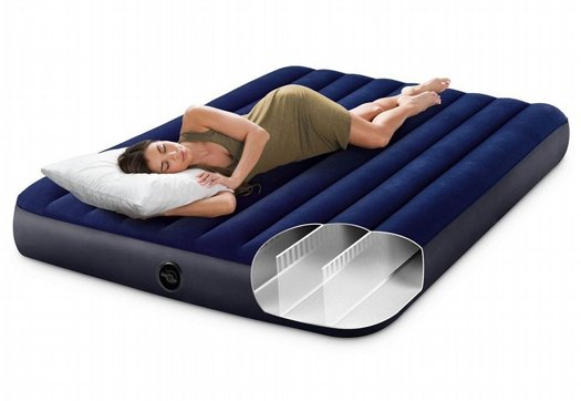 ���� ������/���� ����� ���� INTEX ������ ������ ������ DURA-BEAM Classic Downy ��� Queen ��"� 64759  