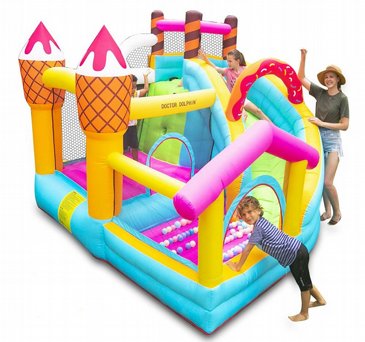 מתקן מתנפח הכולל מתקן קפיצות+קיר טיפוס+מגלשה, דגם 72043 DOCTOR DOLPHIN דוקטור דולפין מתקן מתנפח הכולל מתקן קפיצות+קיר טיפוס+מגלשה, דגם 72043 DOCTOR DOLPHIN דוקטור דולפין