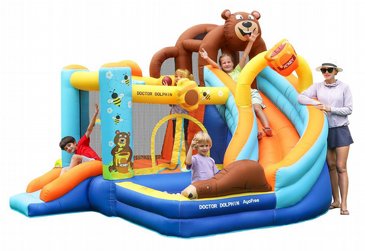 מתקן מתנפח הכולל מתקן קפיצות+מגלשה גבוהה+מגלשה נמוכה+קיר טיפוס, דגם 72069 DOCTOR DOLPHIN דוקטור דולפין מתקן מתנפח הכולל מתקן קפיצות+מגלשה גבוהה+מגלשה נמוכה+קיר טיפוס, דגם 72069 DOCTOR DOLPHIN דוקטור דולפין