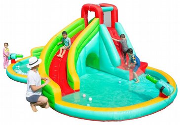 מתקן מים מתנפח הכולל 2 מגלשות+קיר טיפוס+מנהרת זחילה+2 תותחי מים, דגם 73032 DOCTOR DOLPHIN דוקטור דולפין מתקן מים מתנפח הכולל 2 מגלשות+קיר טיפוס+מנהרת זחילה+2 תותחי מים, דגם 73032 DOCTOR DOLPHIN דוקטור דולפין