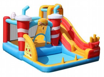 מתקן מתנפח הכולל מתקן קפיצות+קיר טיפוס+ מגלשה גבוהה+מגוון משחקים, דגם 82080 AirMyFun מבית דוקטור דולפין מתקן מתנפח הכולל מתקן קפיצות+קיר טיפוס+ מגלשה גבוהה+מגוון משחקים, דגם 82080 AirMyFun מבית דוקטור דולפין