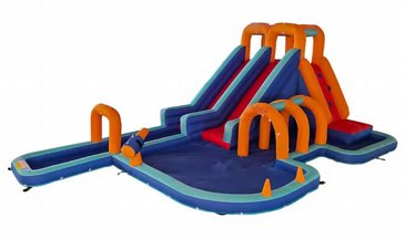 מתקן מים מתנפח הכולל 2 מגלשות+קיר טיפוס+תותח מים, דגם 83072 AirMyFun מבית דוקטור דולפין מתקן מים מתנפח הכולל 2 מגלשות+קיר טיפוס+תותח מים, דגם 83072 AirMyFun מבית דוקטור דולפין